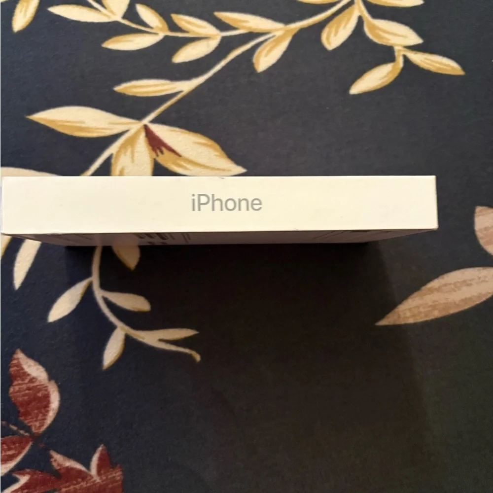 Sleek Silver Smartphone empty box